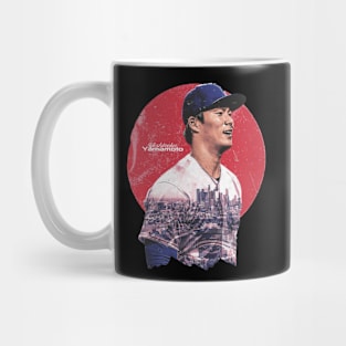 Yoshinobu Yamamoto Los Angeles D Portrait Mug